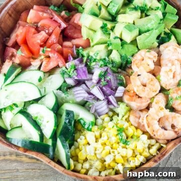 Shrimp Avocado Tomato Salad