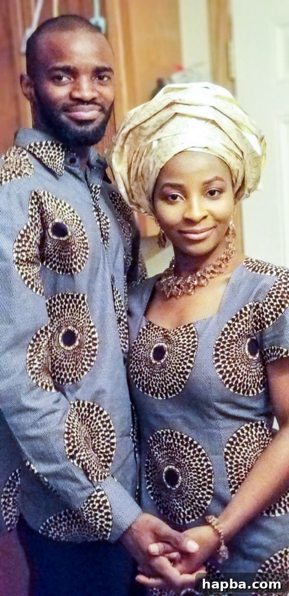 A Cameroonian and Sierra Leonean Wedding 3 African traditional wedding couple