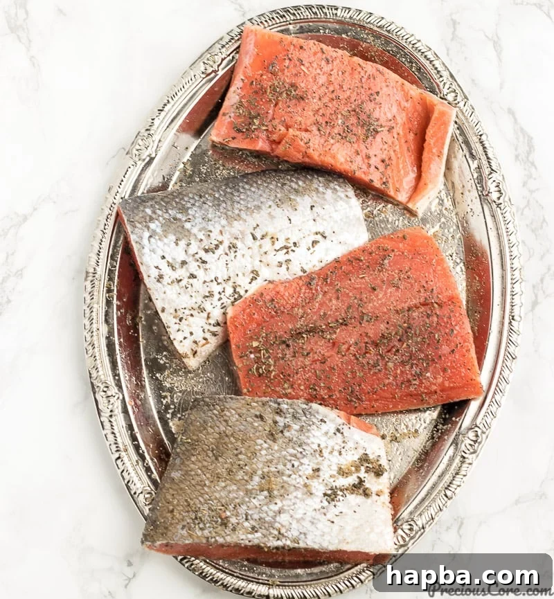 Nourishing My Pregnancy Grilled Salmon Veggies and My Wellness Journey 5 Dry marinade for Grilled Salmon