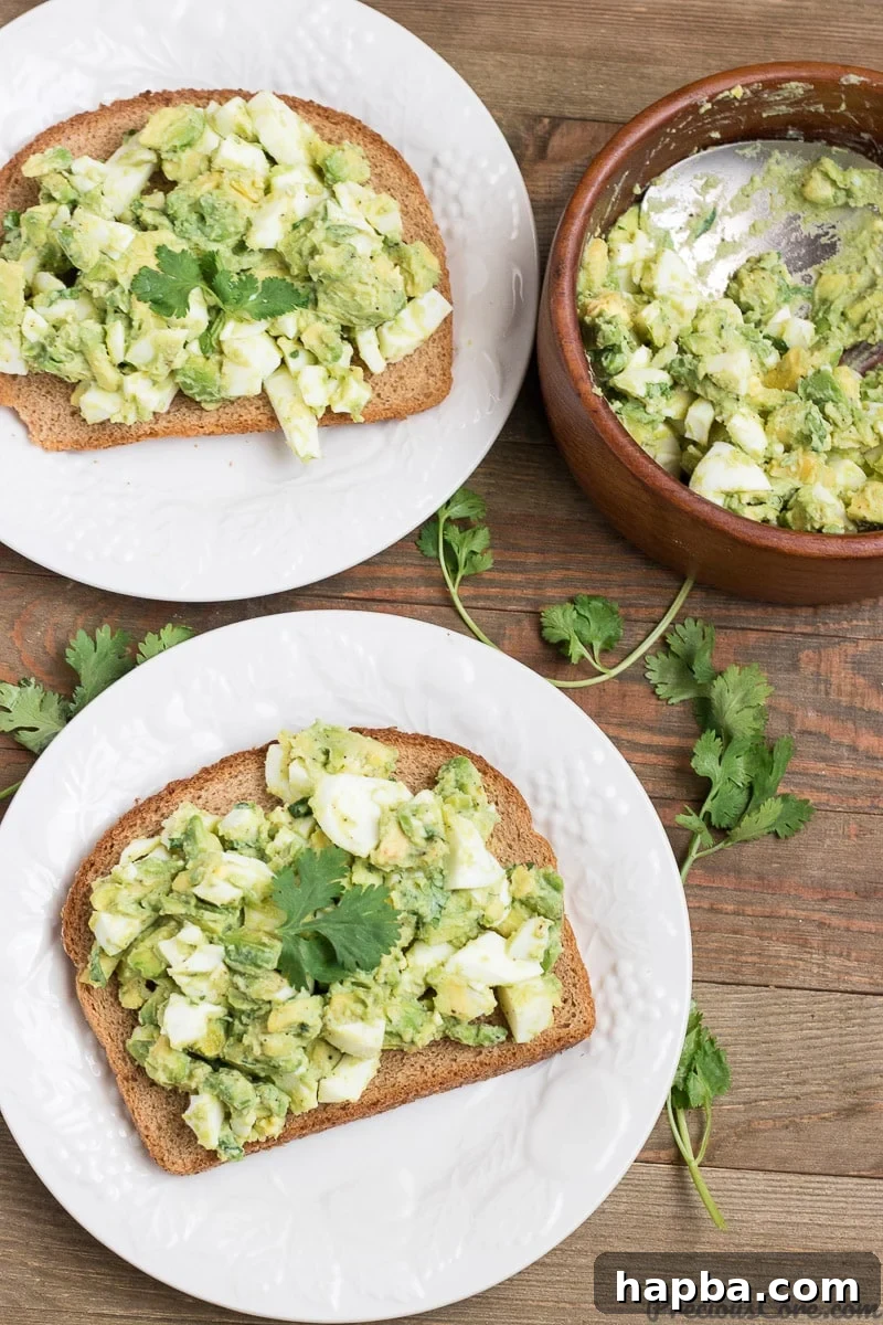 Creamy Avo Egg Delight 5 Breakfast Avocado Egg Salad