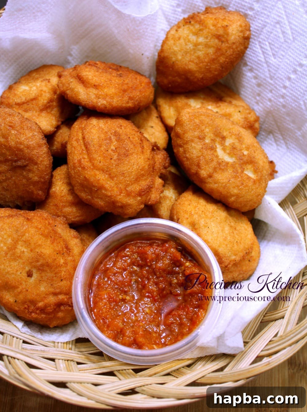 Delicious Accra beans fritters