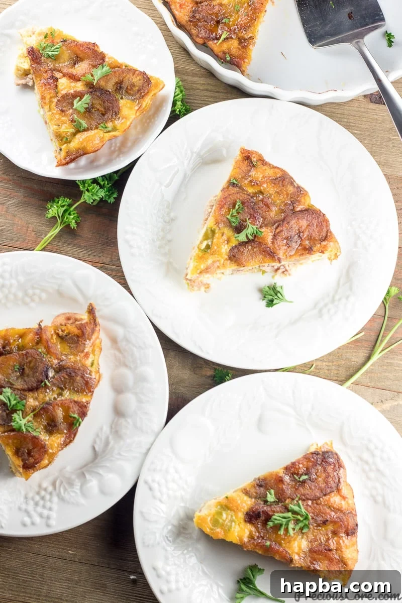 Tropical Plantain Frittata 2 Plantain Frittata recipe