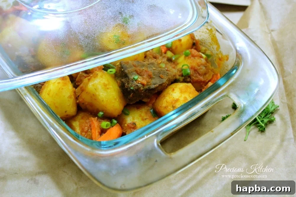 Finished Liver Potato Hotpot Dish