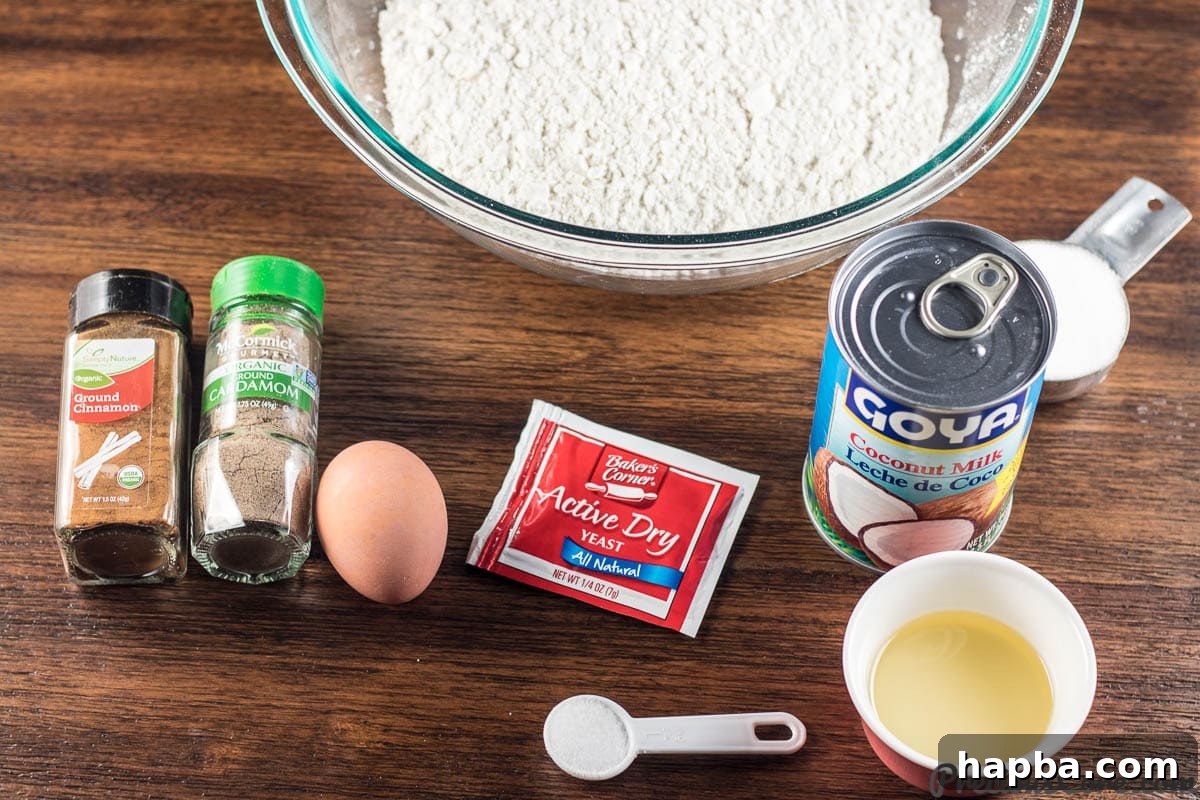 Ingredients for Mandazi