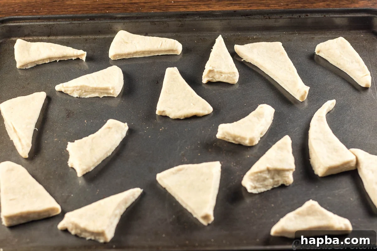 Mandazi triangles or diamonds