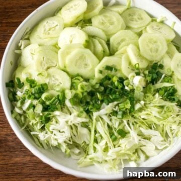 Refreshing Cabbage Slaw 8 Ultimate Cabbage Salad with a vibrant, refreshing appearance.