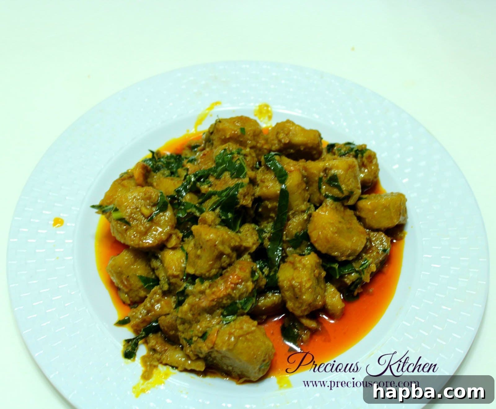 Unripe Plantain Porridge with Crayfish