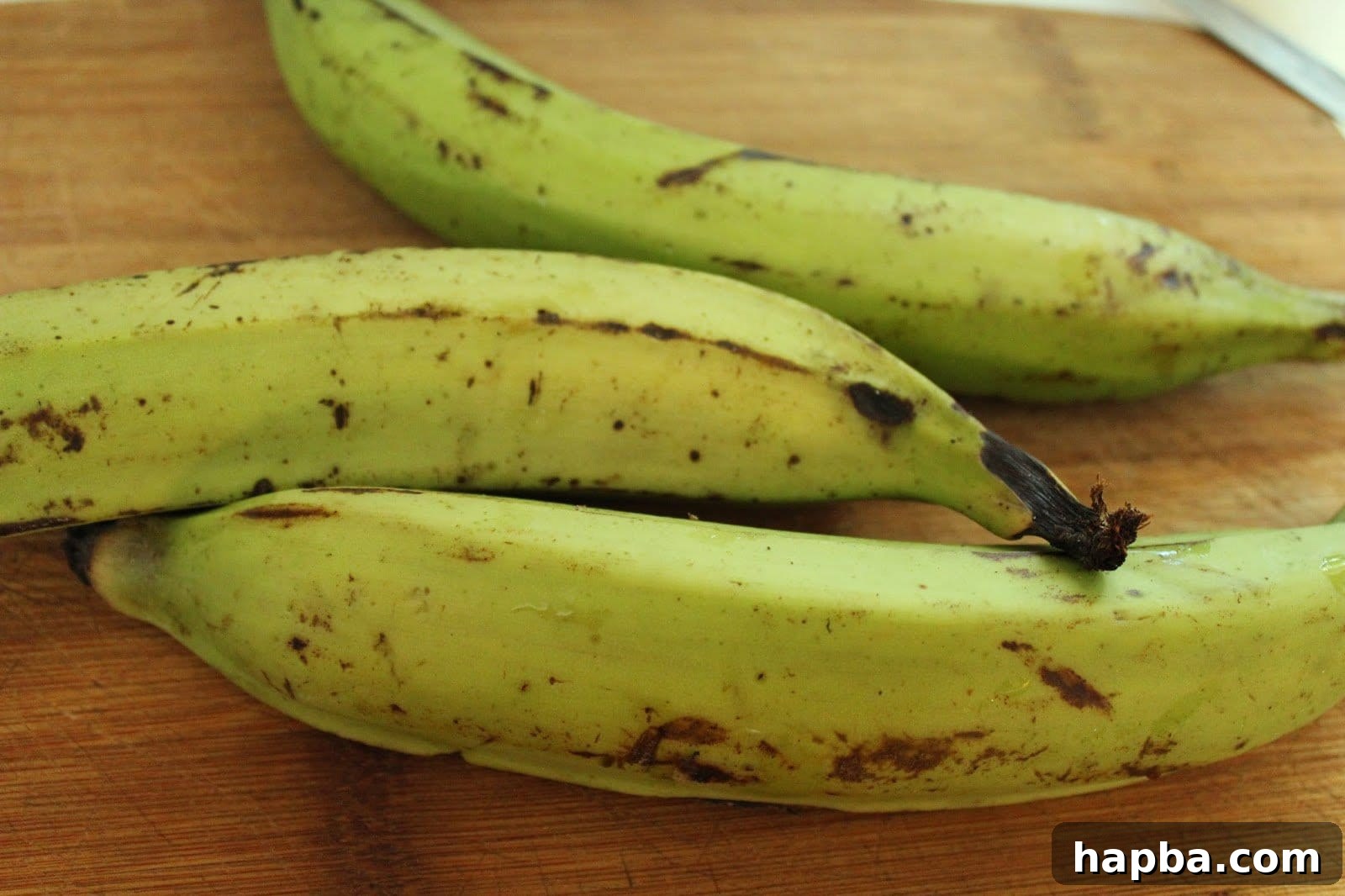 Peeled Unripe Plantains