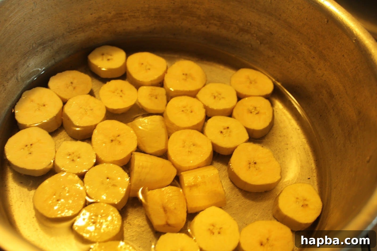 Plantains in Pot with Water