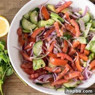 Kachumbari - tomato onion salad