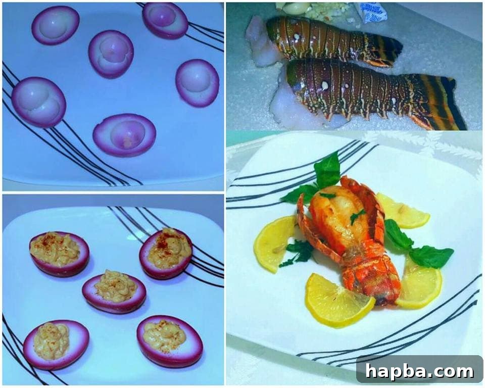 Lapiro's Dyed Deviled Eggs, Creative Snacks
